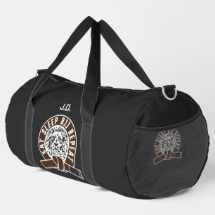 Sac De Sport Eat Sleep BJJ Repeat - Ceinture Brown "Personnalis
