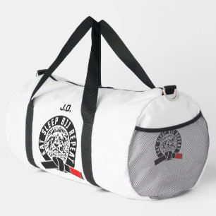 Sac De Sport Eat Sleep BJJ Répéter "Personnalisable" Gi