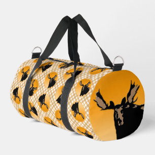 Sac De Sport Élan au coucher du soleil - Art animalier original