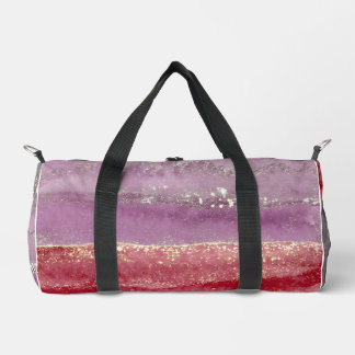Sac De Sport Elegant purple and gold glitter