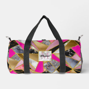 Sac De Sport Élégant rose abstrait