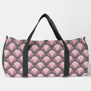 Sac De Sport Elégant rose gris Art déco Motif Vintage
