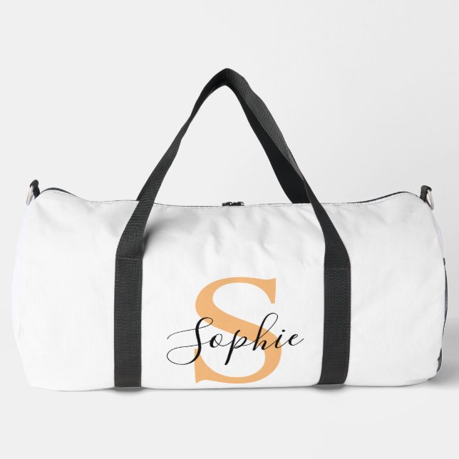 Sac De Sport Elegant Script Custom Name Personalized Gift (Recto)