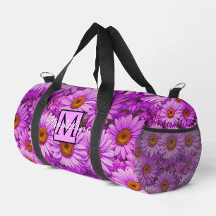Sac De Sport Élégante marguerite florale magenta rose foncé