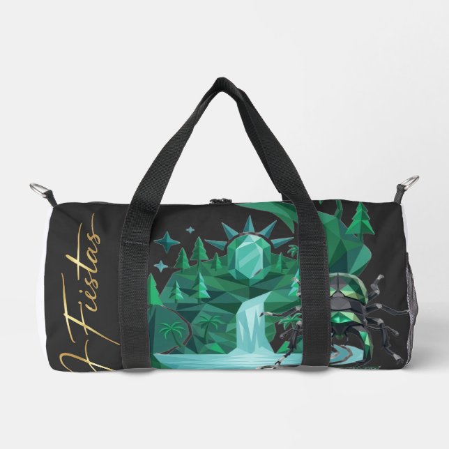 Sac De Sport “Emerald Island Beetle – Nature Art  (Recto)