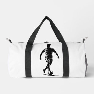 Sac de sport en toile avec art de silhouette de jo