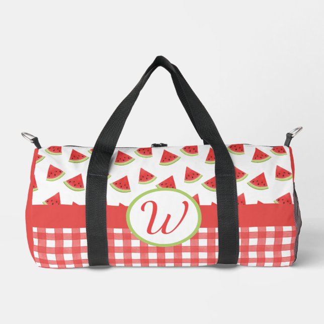 Sac De Sport En vichy de pastèque (Recto)