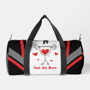 Sac De Sport Entraînement de gym Cœur Mignon Ressentez la Brûlu