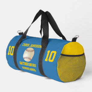 Sac De Sport Entraîneur de l'équipe de baseball Joueur Bleu Jau
