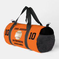 Entraîneur de l'équipe de baseball Joueur Orange e