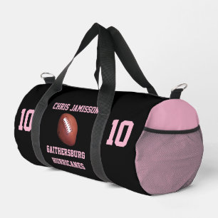 Sac De Sport Entraîneur de l'équipe de football Joueur Noir Ros