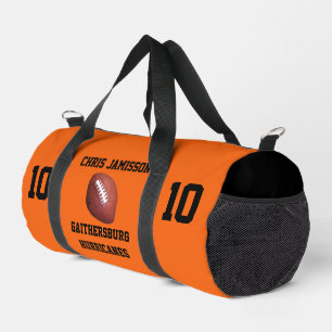 Sac De Sport Équipe de football, entraîneur ou joueur Orange Pe