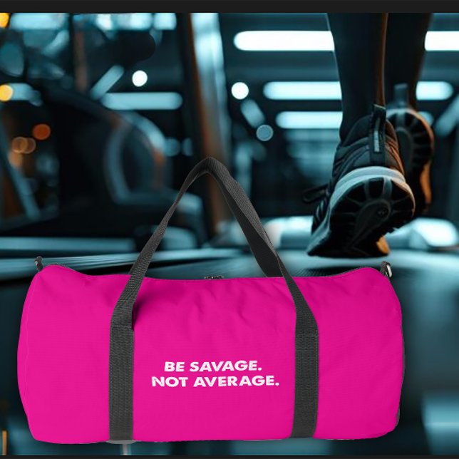 Sac De Sport Équipement de gym Soyez Sauvage Pas Moyen (Créateur téléchargé)