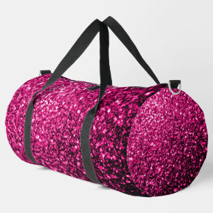 Sac De Sport Étincelle de parties scintillant rose chaud