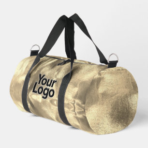 Sac De Sport Faux 24K Gold Leaf Glam Luxury Business Logo
