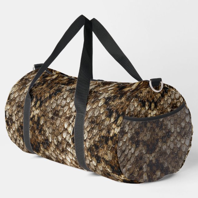 Sac De Sport Faux Rattlesnake Snakeskin (Coin droit)