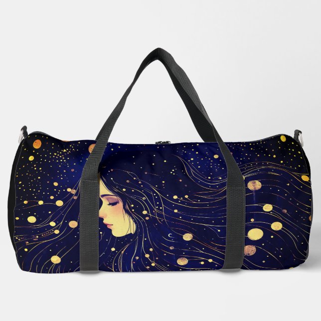Sac De Sport Femme céleste déesse Lune étoiles Ciel (Recto)