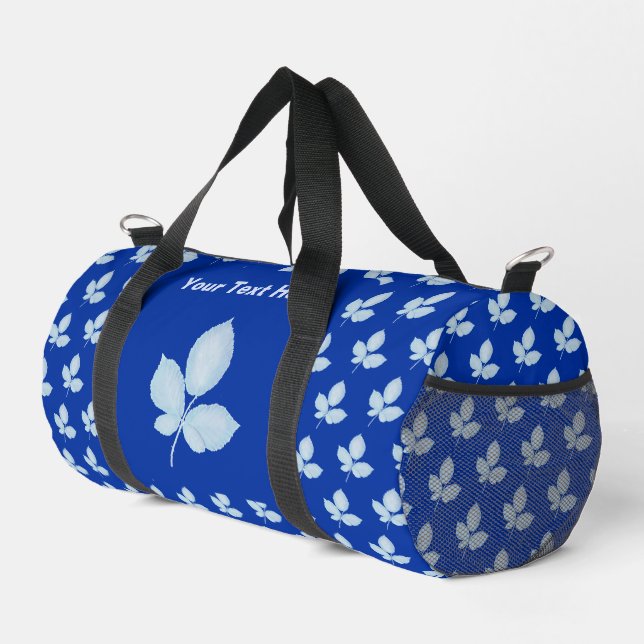 Sac De Sport Feuilles de brique d'impression Cyano (Coin droit)