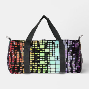 Sac De Sport Fierté Neurogenre Géométrique Groovy Funky Rétro