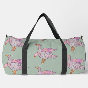 Sac De Sport Filles d'oies   Duo d'oies de l'art folklorique fa