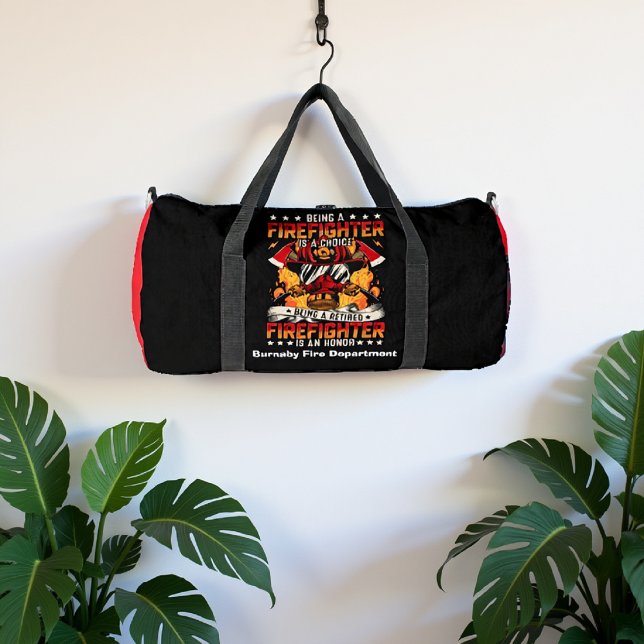 Sac De Sport Firefighter Choice Retired Firefighter Honor (Créateur téléchargé)