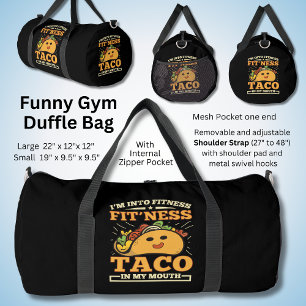 Sac De Sport Fitness - Taco - Gymnase Sarcastique amusante