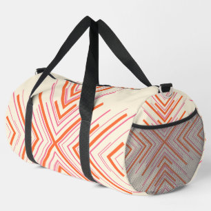 Sac De Sport Flèches en rose, orange et crème