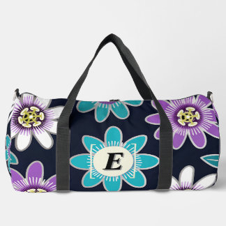 Sac De Sport Fleur de passion Monogramme sur mesure Floral Gran
