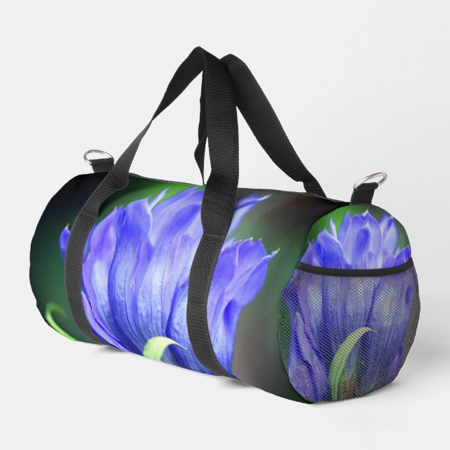 Sac De Sport Fleur Gentienne Bleue (Coin droit)