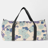 Fleurs Bleues, Fleurs Violettes, Motif Floral