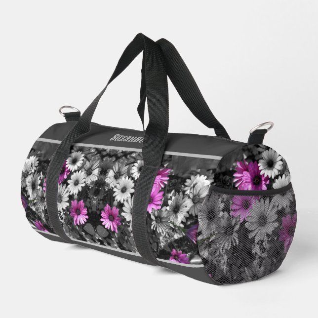 Sac De Sport Fleurs de marguerite africaine Partielles personna (Coin droit)