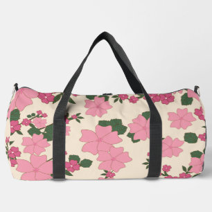 Sac De Sport Fleurs Roses, Motif Floral, Motif De Fleurs