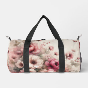 Sac De Sport Floral rose Vintage inspiré