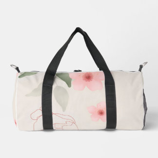 Sac De Sport Floral Sketch Waterproof Travel Bag 