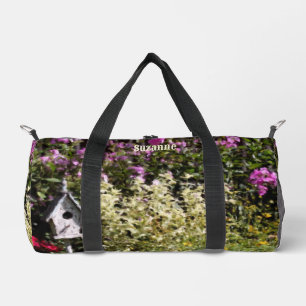 Sac De Sport Flower Garden Birdhouse Art Personnalisé