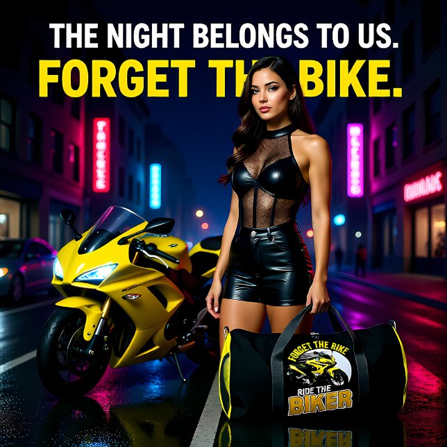 Sac De Sport Forget The Bike Ride Biker (Créateur téléchargé)