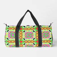 Fun & Funky Lime Vert Jaune Violet & Rouge