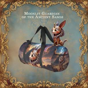 Sac De Sport Gardien éclairé par la lune des sables anciens.