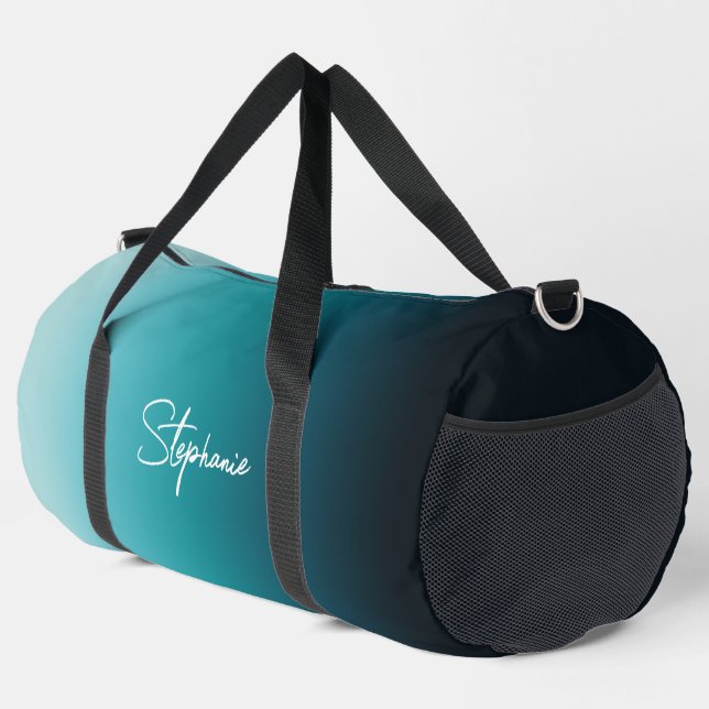 Sac De Sport Gradient Turquoise Balnéaire (Coin droit)