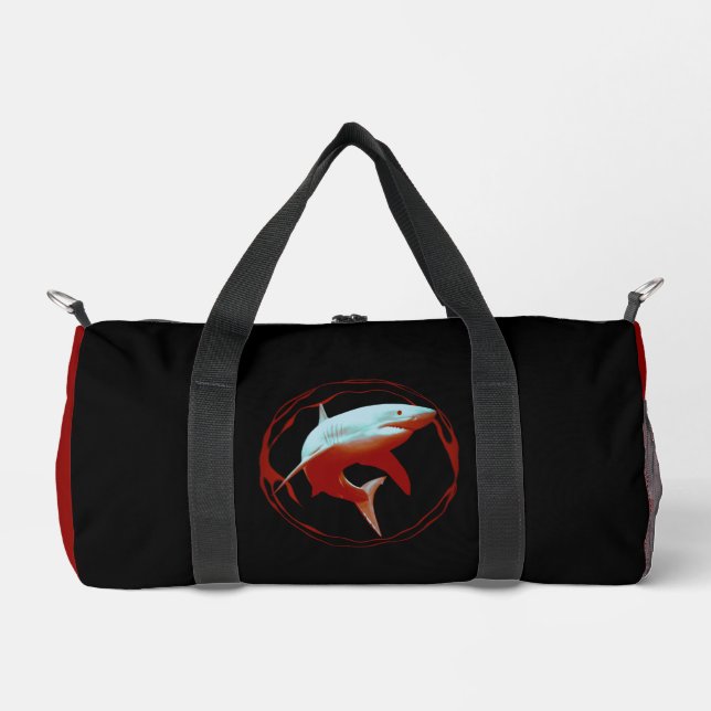 Sac De Sport Grande conception graphique de requins blancs (Recto)