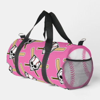 Sac De Sport Graphiques Baseball Jusqu'à la Mort Rose Screwball