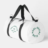 Green PKBL Social Club Crest Monogramme Pickleball