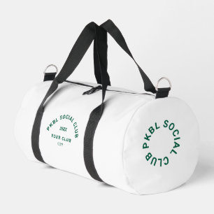 Sac De Sport Green PKBL Social Club Crest Monogramme Pickleball
