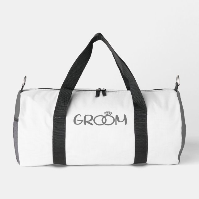 Sac De Sport GROS gris blanc (Verso)