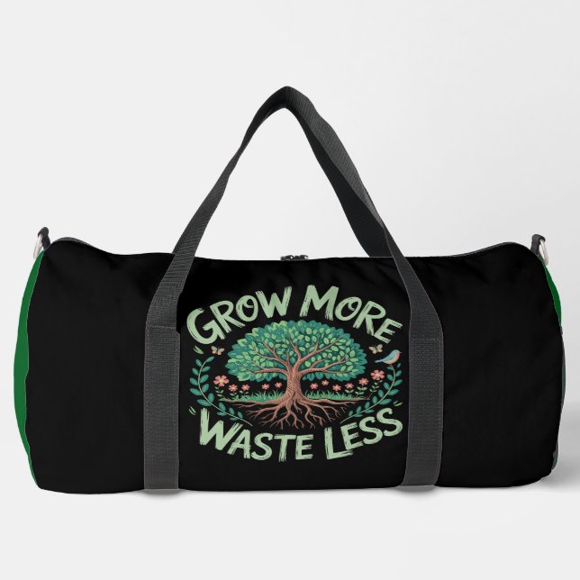 Sac De Sport Grow More Waste Less Tree (Recto)