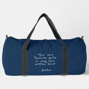 Sac De Sport Guillemet personnalisé - créez votre propre bleu m