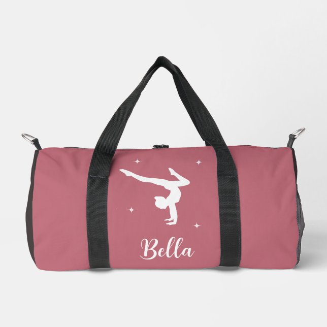 Sac De Sport Gymnastique rose moderne Danse Fitness (Recto)