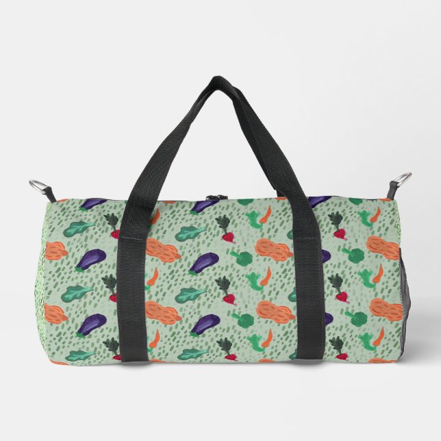Sac De Sport Harvest Veggie Hand Painted (Recto)