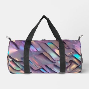 Sac De Sport Holographie abstraite/iridescente futuriste