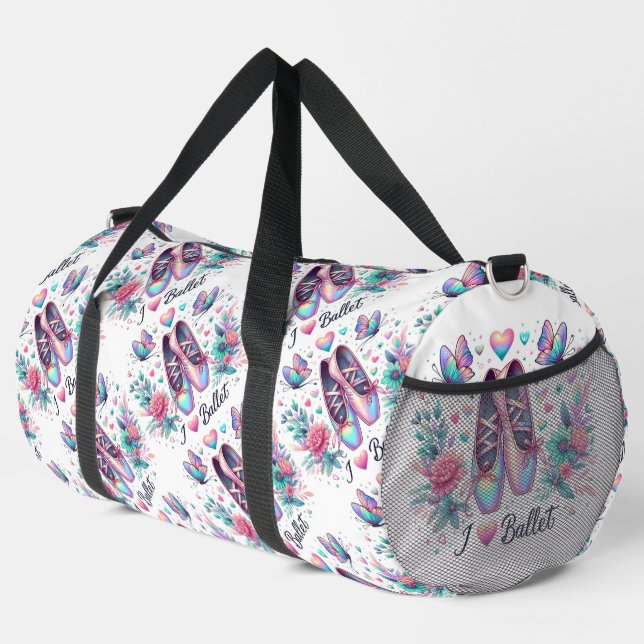 Sac De Sport I Love Ballet (Coin droit)